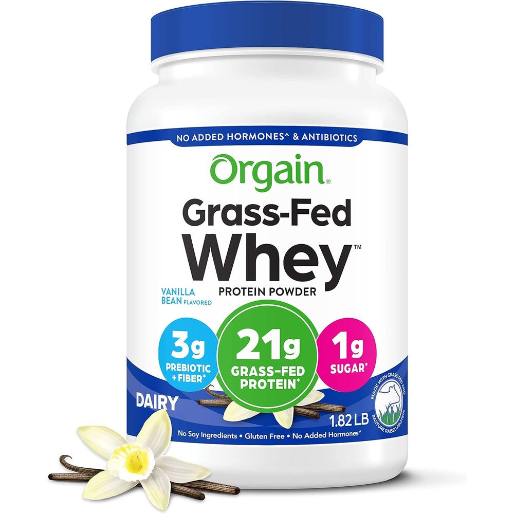 Natural protein powder with no added sugar or artificial sweeteners for energy
