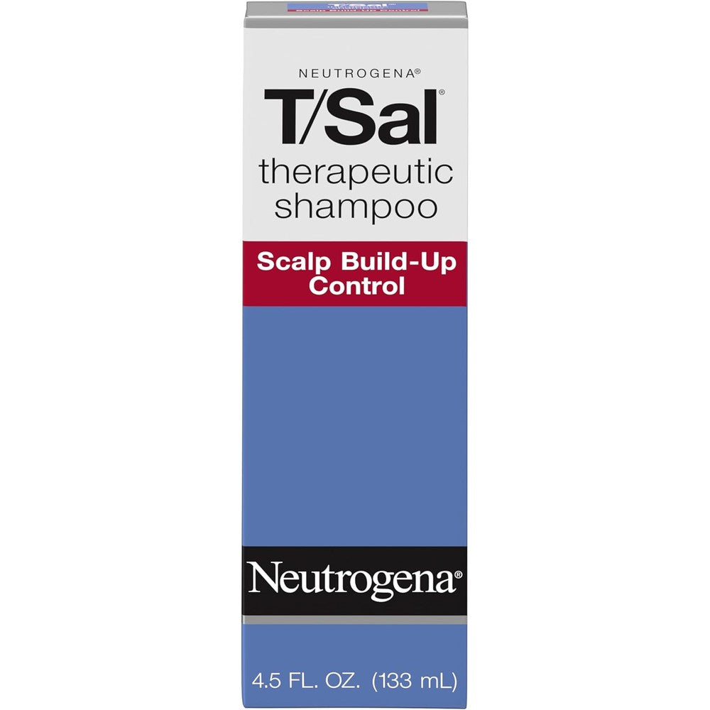 Neutrogena T/Sal Therapeutic Salicylic Acid Dandruff Shampoo front view bottle showing product details