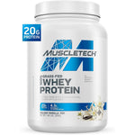 MuscleTech Grass-Fed Whey Protein Deluxe Vanilla front view authentic imported supplement