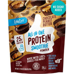 FlavCity Chocolate Peanut Butter Protein Powder front view for muscle recovery.