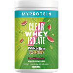 Myprotein Clear Whey Isolate Mike and Ike Sour Watermelon front view protein powder