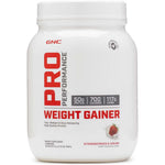 GNC Pro Performance Weight Gainer Double Chocolate front view muscle building supplement