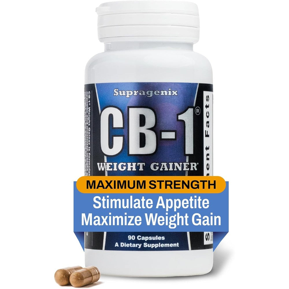 Supragenix CB1 weight gainer pills 90 count mass gainer protein for men women
