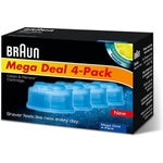 Braun CCR2 Cleaner Refill Kit 4 Pack front view of original packaging