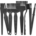Lurrose 8 pieces electric shaver cleaning brush set front view