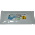 CCRRefills solution packets for Braun Clean and Renew cartridges front view
