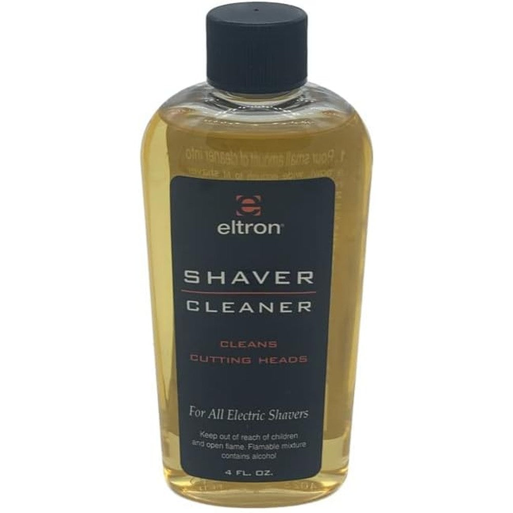 Norelco Eltron Parks Shaver Cleaner front view liquid bottle