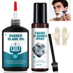 GFDesign shaver cleaning solution bottle front view