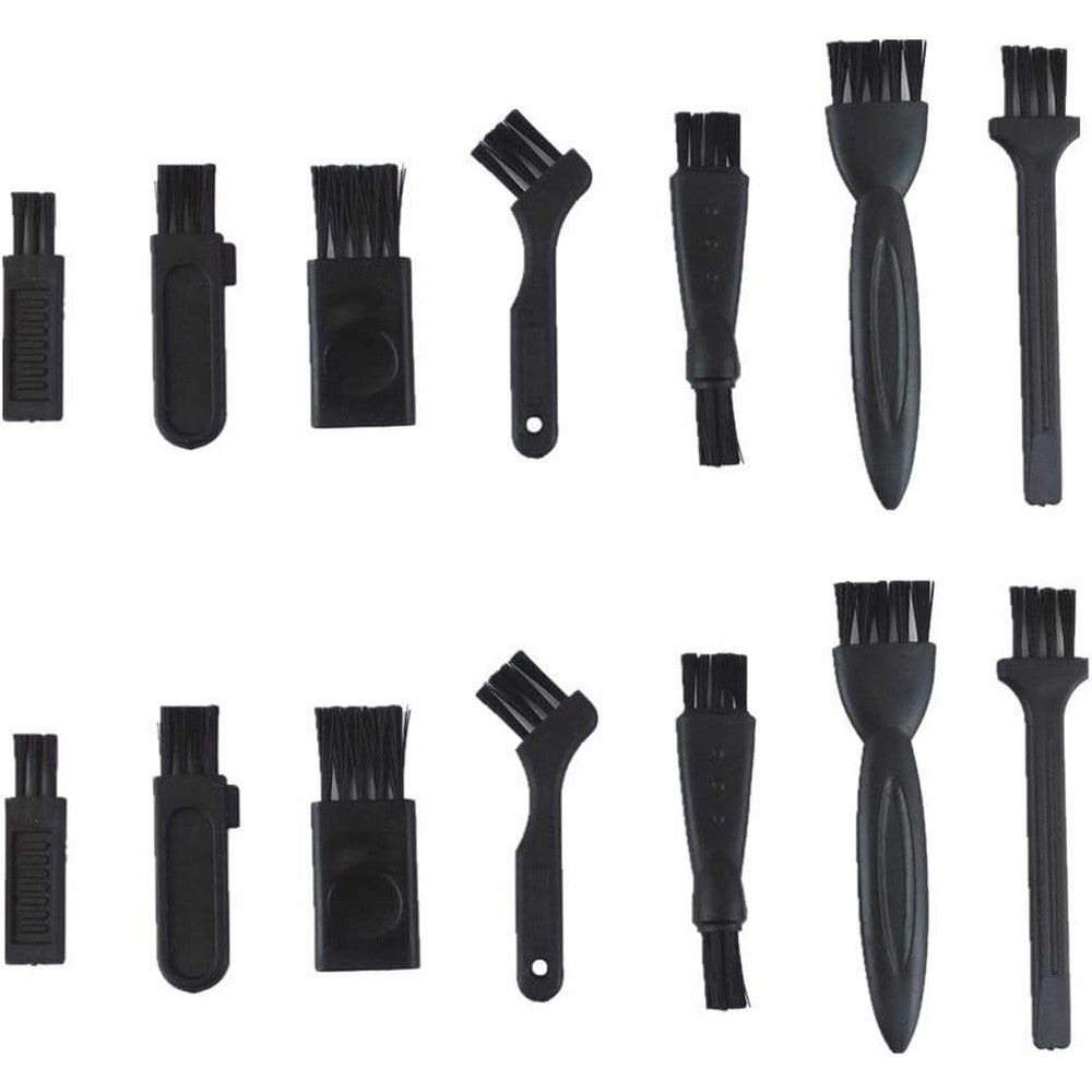 Yueton 14pcs electric shaver cleaning brush set front view