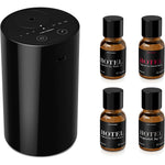 Airversa Waterless Essential Oil Diffuser front view in black finish