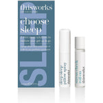 This Works Choose Sleep Travel Kit front view featuring two mini bottles.