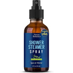 Nexon Botanics Eucalyptus Shower Steamer Spray front view amber glass bottle