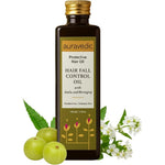 Auravedic Hair Fall Control Oil front view for ayurvedic hair treatment