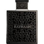 Rayhaan Obsidian Eau De Parfum for men front view long lasting luxury masculine perfume bottle
