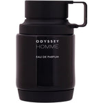 Armaf Odyssey Homme Eau De Parfum 100ml bottle front view featuring the unique black flask design.