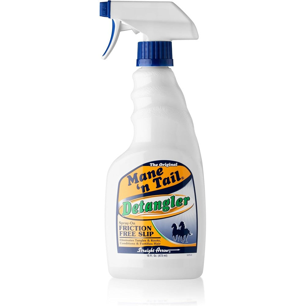 Mane 'n Tail Detangler 16 Ounce Sprayer front view for hair knot removal.