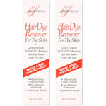 Claudia Stevens Hair Dye Remover for the Skin front view of the two-pack bundle.