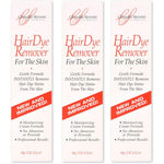 FISK Claudia Stevens Hair Dye Remover three pack front view showing the tubes