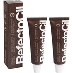 RefectoCil Cream Hair Dye Two Pack front view professional eyebrow tint packaging