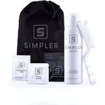 Simpler Mens Hair Color Kit front view showing the packaging for natural black dye.