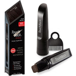 TouchBack Pro Gray Root Touch Up Marker Applicator front view in Dark Brown shade