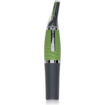 Micro Touch Max Hair Trimmer Green front view for facial grooming