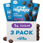HighKey Low Carb Keto Brownie Bites front packaging view for keto snacks.