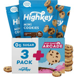 HighKey Keto Chocolate Chip Mini Cookies front packaging view.