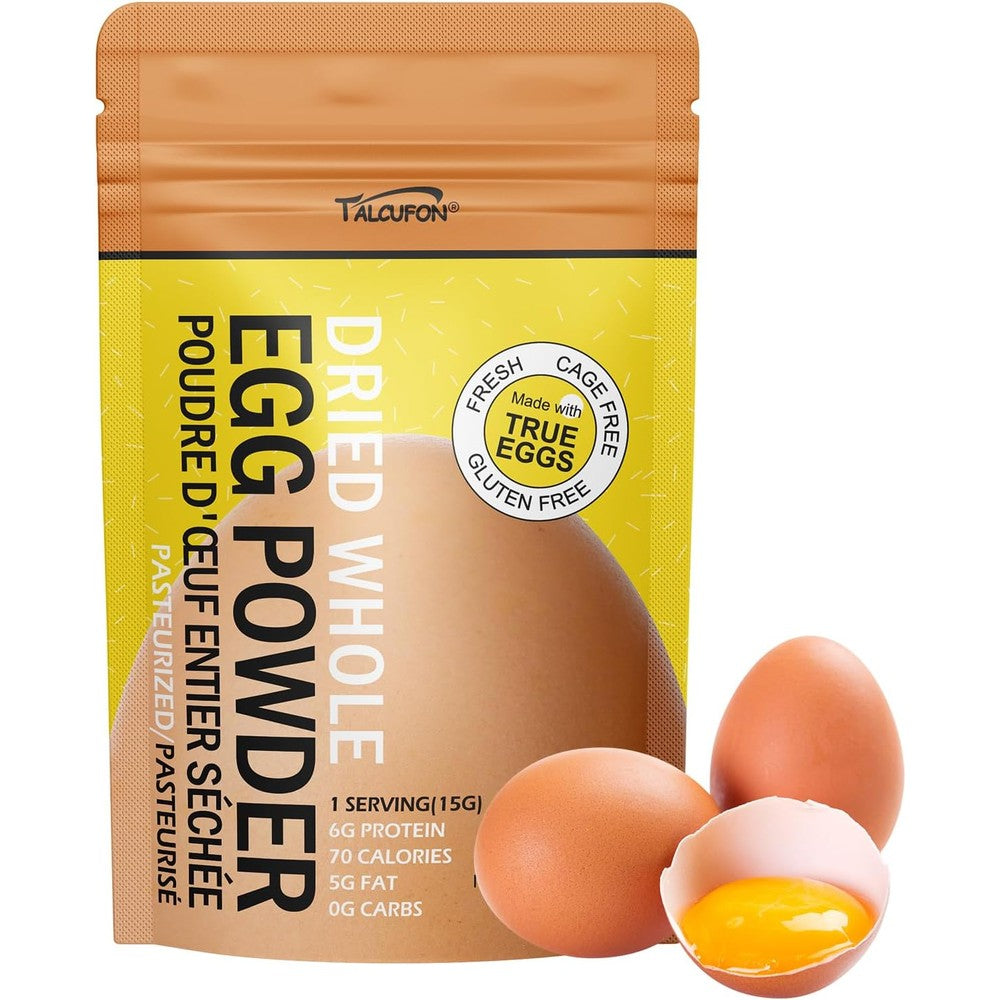Talcufon Whole Egg Powder front view 227g bag for baking