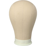 Alileader canvas block mannequin wig head front view