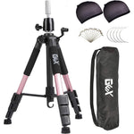 GEXWORLDWIDE GEX 55 Inch Mannequin Tripod Stand front view in rose gold finish