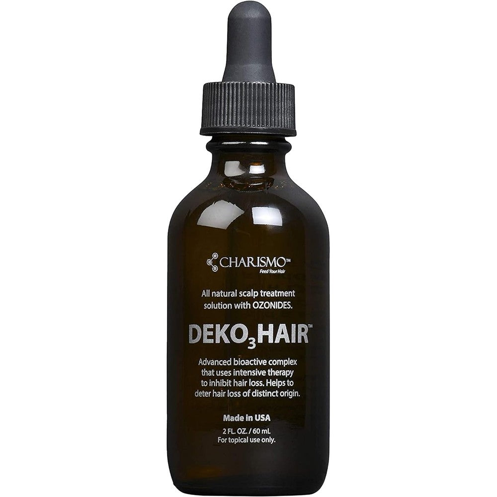 Charismo USA Dekohair Hair Regrowth Serum bottle front view for thinning hair treatment