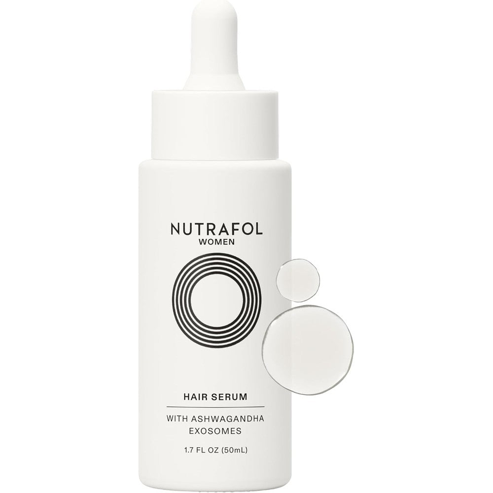 Nutrafol Women's Hair Serum front view bottle for thinning hair treatment