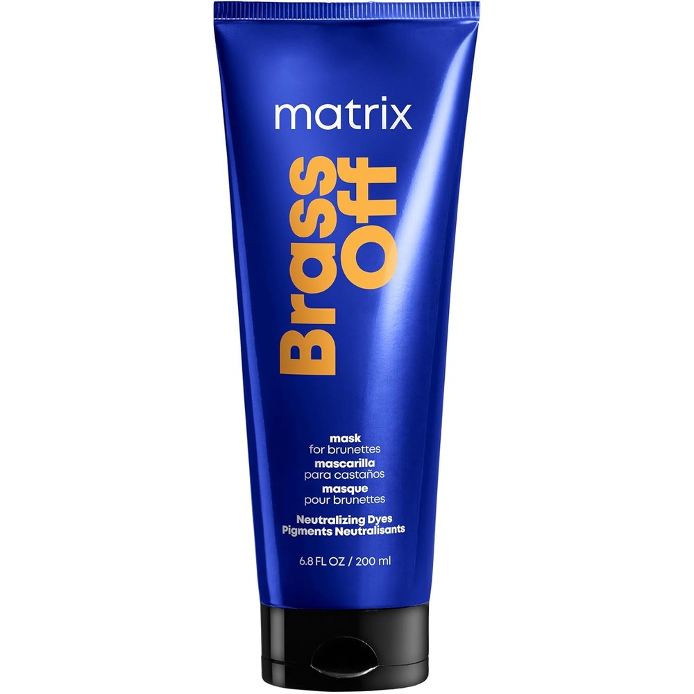 Matrix Total Results Brass Off Color Depositing Blue Hair Mask bottle front view