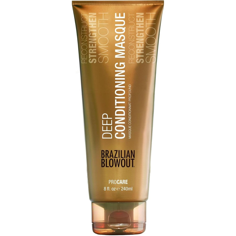 Brazilian Blowout Acai Deep Conditioning Masque 8 fluid ounce tube front view