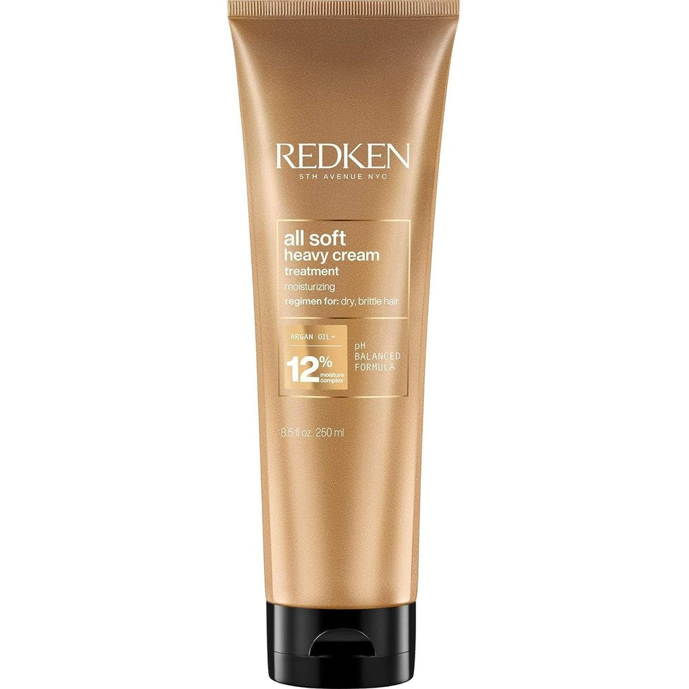 Redken All Soft Heavy Cream hair mask tube front view