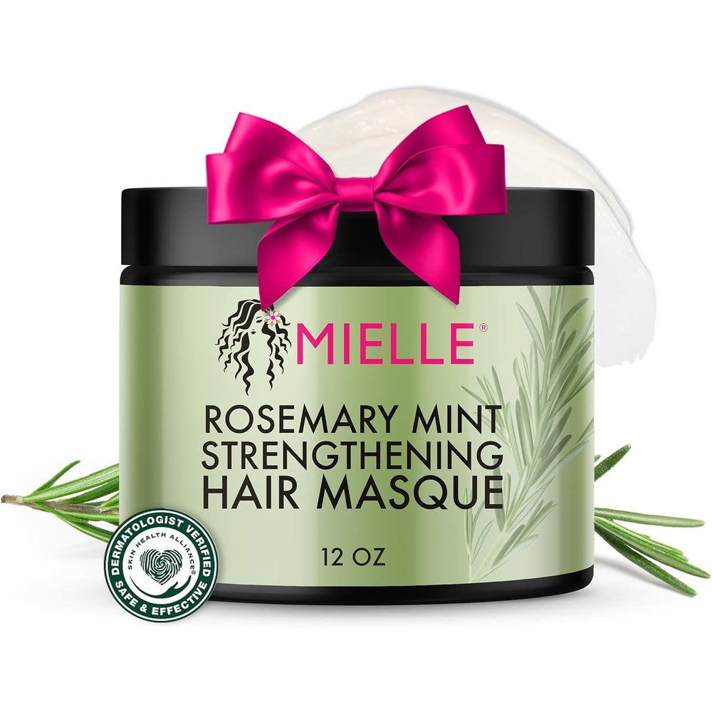 Mielle Organics Rosemary Mint Strengthening Hair Masque front view