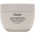 OUAI Fine to Medium Hair Treatment Masque 8 oz jar for deep conditioning and shine