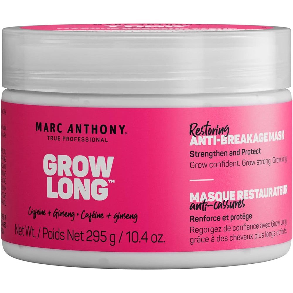 Marc Anthony Grow Long Anti-Breakage Hair Mask front view jar
