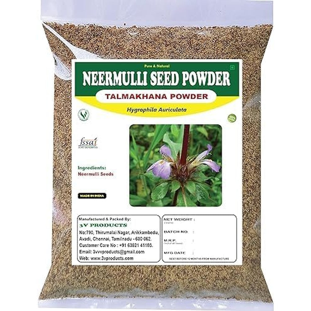 3V Products Neermulli Vidhai Powder 150 grams packet front view natural herbal supplement