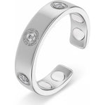 MagnetRX Elegant Crystal Magnetic Ring front view for women's wellness