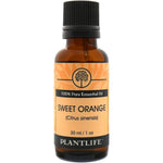 Plantlife Sweet Orange Essential Oil 30 ml bottle front view