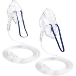 Ventisera adult oxygen mask front view for respiratory therapy.
