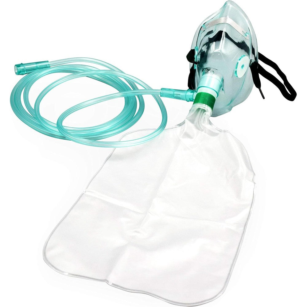 Healva Adult Non-rebreathing Oxygen Mask front view