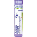 Boiron Hamamelis Virginiana 200C_k homeopathic medicine tube front view for natural hemorrhoid relief