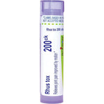 Boiron Rhus Toxicodendron 200Ck front view tube for homeopathic joint pain relief.