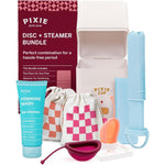 Pixie Cup Menstrual Disc Collection full kit front view for eco-friendly period care.
