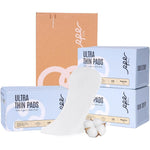 RPE Life organic cotton panty liners 120 count pack front view daily feminine care