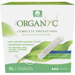 Corman Organyc 100% Organic Cotton Tampons front box view.