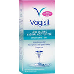 Vagisil Prohydrate Internal Vaginal Moisturizer 8 count box front view with pre-filled applicators.
